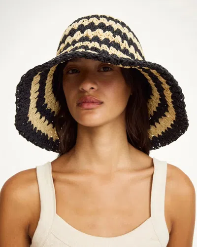 By Malene Birger Strawie Hat In Black
