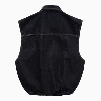 1989 Studio Denim Vest Dark Blue