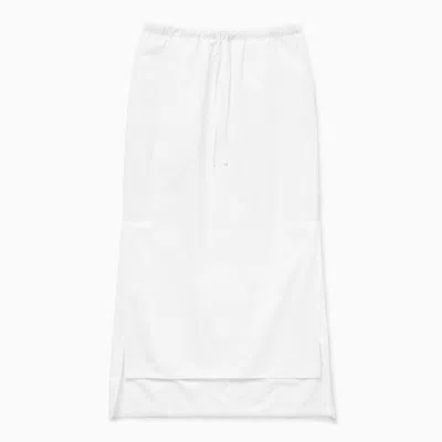 1989 Studio Long Asymmetric Skirt White