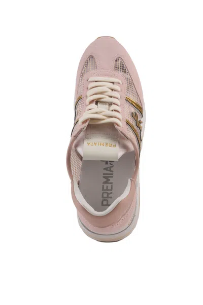 Premiata Zapatillas - Color Carne Y Neutral In Rosa/oro