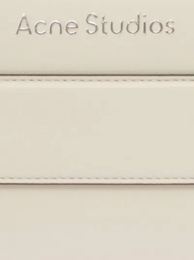 Acne Studios Musubi Shoulder Bag In White,black