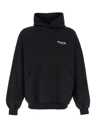 Balenciaga Beverly Hills Oversized Hoodie In Multicolor
