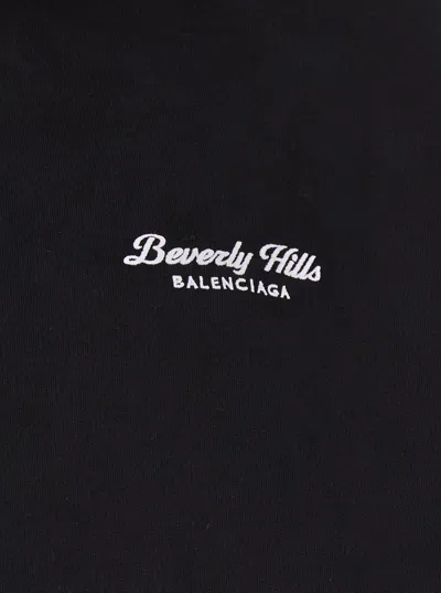 Balenciaga Beverly Hills Oversized Hoodie In Multicolor