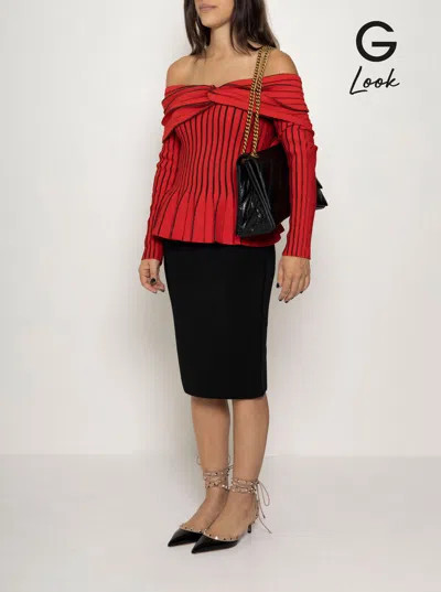 Balenciaga Women's Crush Chain Bag M In Black