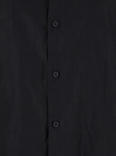 Balenciaga Suspended Shirt Dress In Black