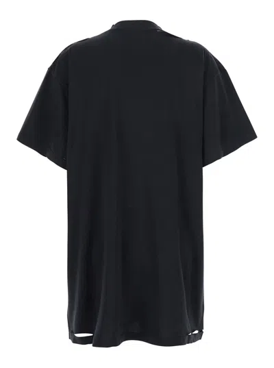 Balenciaga Extra Large Short-sleeved T-shirt In Black
