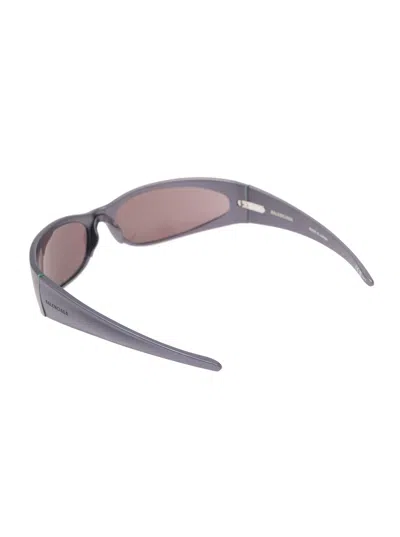 Balenciaga Grey Reverse Xpander 2.0 Rectangle With Logo In Aluminum Woman In Multicolor