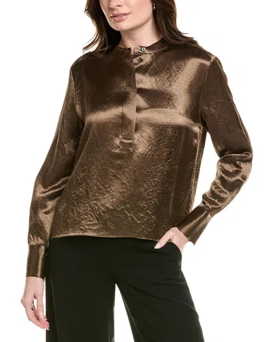 Hugo Boss Beshiny Blouse In Brown