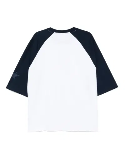 Five Cm Embroidered T-shirt In Blue
