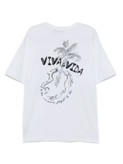 Five Cm Graphic-print T-shirt In White