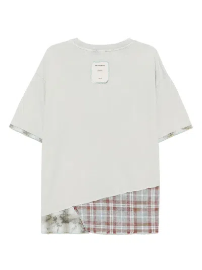 Five Cm Patchwork T-shirt In Blue