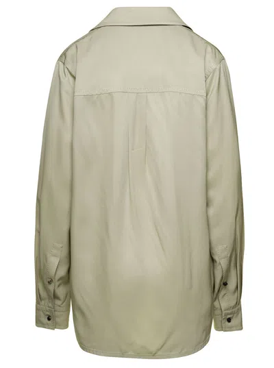 Bottega Veneta Viscose Twill Shirt In Multicolor