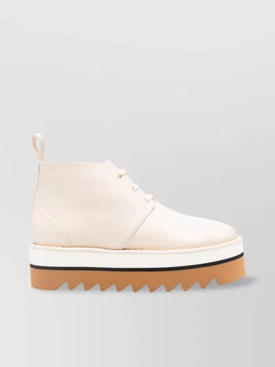 Stella Mccartney Sneak-elyse Desert Boots In Beige