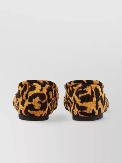 Stella Mccartney Ryder Leopard Print Ballet Flats