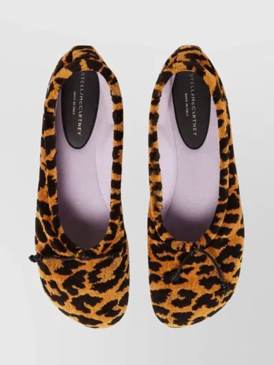 Stella Mccartney Ryder Leopard Print Ballet Flats