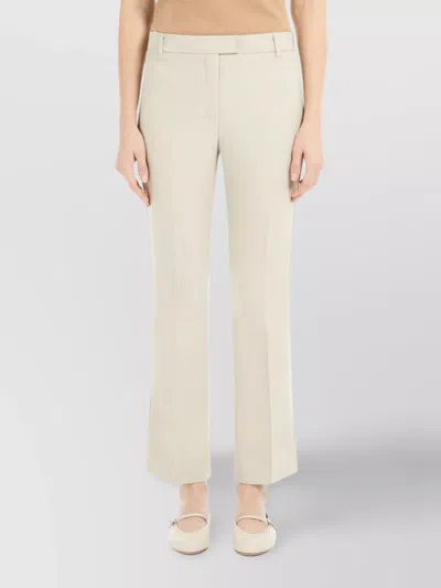 Max Mara Slim-fit Trousers In Stretch Cotton And Viscose