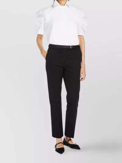 Max Mara Nepeta Ankle-length Trousers In Wool Crepe
