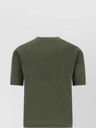 K-way Neckline Crew Short Sleeves In Green