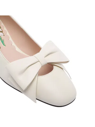 Valentino Garavani Bowow Pumps In Yellow