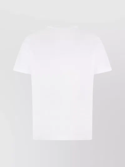 Apc White Oversized T-shirt With A.p.c. Print In Cotton Man