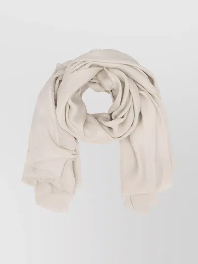 Blugirl Fringed Edges Soft Texture Scarf