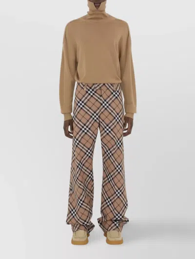 Burberry Multicolor Checked Tailored Trousers
