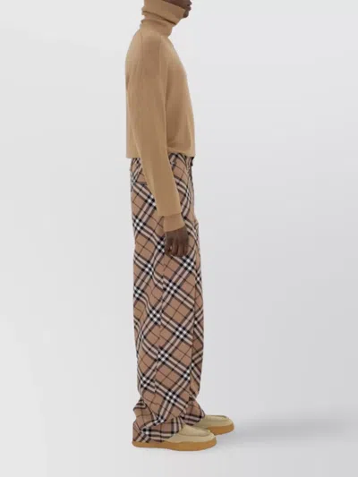 Burberry Multicolor Checked Tailored Trousers
