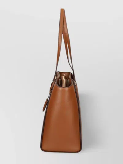 Michael Kors Taryn Large Tote Bag In Brown