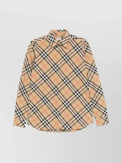Burberry Shirts In Beige