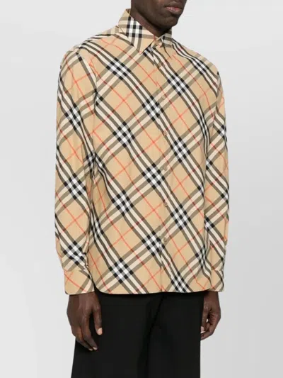 Burberry Shirts In Beige
