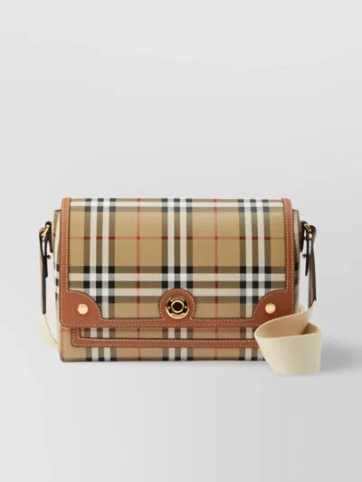 Burberry Check Medium Note Bag