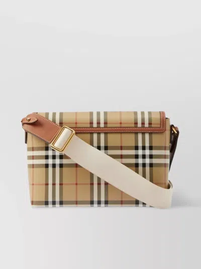 Burberry Check Medium Note Bag