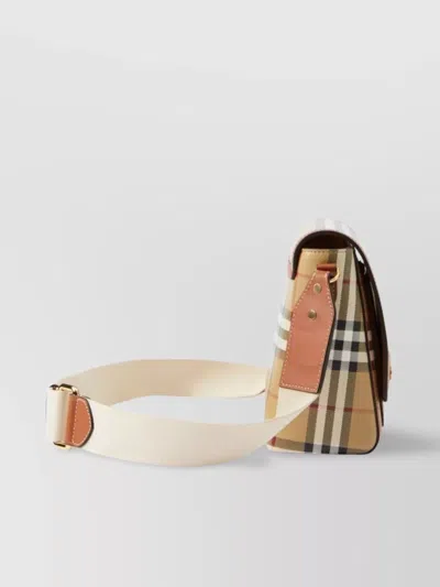 Burberry Check Medium Note Bag