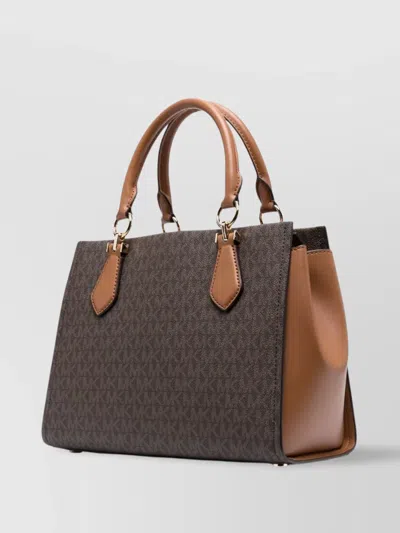 Michael Kors Tote Bag With Top Handles And Gold-tone Hardware