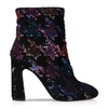 ROGER VIVIER Ankle Boots in Suede and Sequins,RVW42917350O20B999