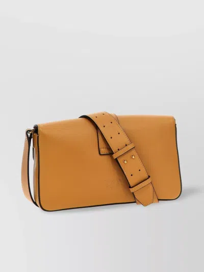 Pinko 'mini Amour' Crossbody Bag In Brown