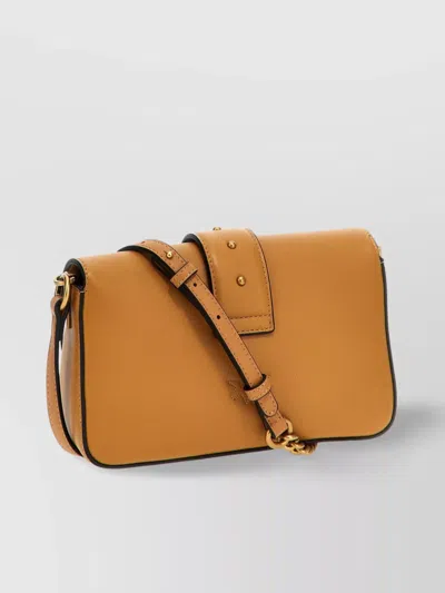 Pinko 'mini Amour' Crossbody Bag In Brown