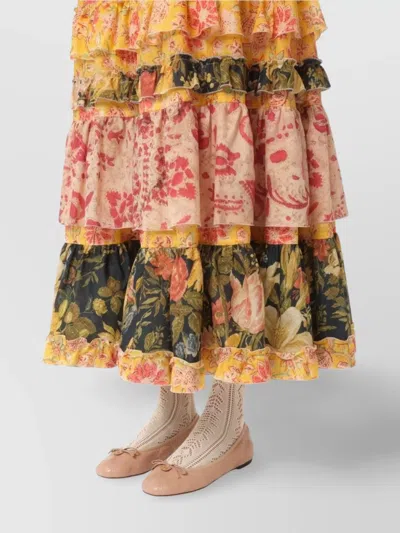 Valentino Garavani Quiltie Ballerina 67 In Quilted Nappa Leather Woman Rose Cannelle 42 In Orange