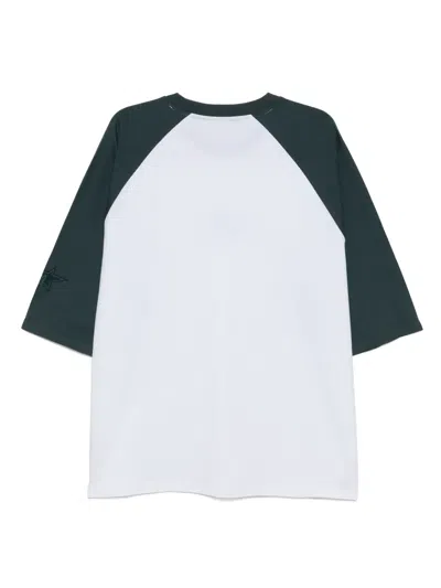 Five Cm Embroidered T-shirt In Blue