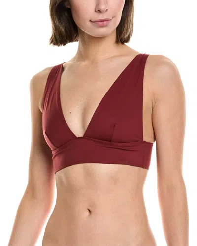 A.l.c A. L.c Cora Bikini Top In Brown