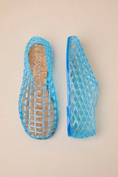 Coconuts By Matisse Marlow Jelly Ballet Flat In Blue