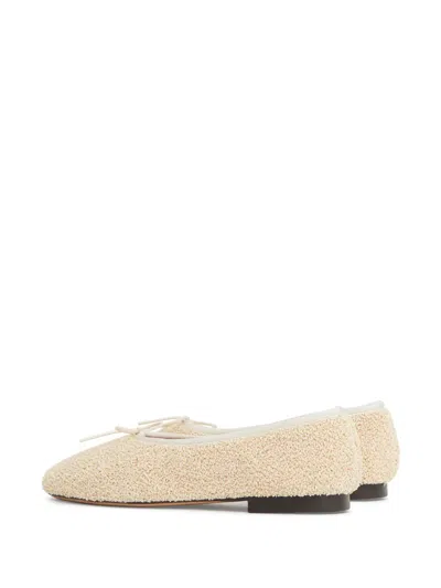 Mansur Gavriel Woman Ballet Flats Beige Size 8 Textile Fibers In Multi