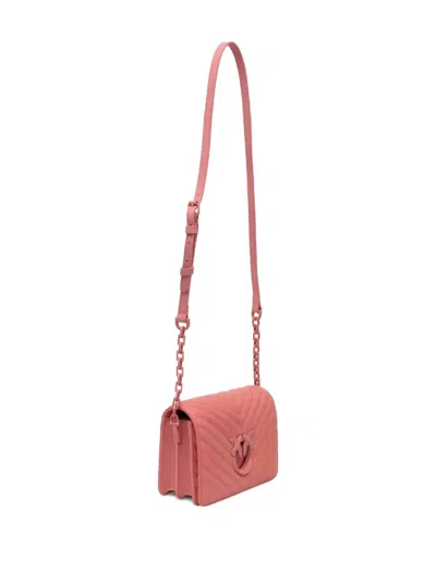 Pinko Mini Love Click Cross Body Bag In Pink