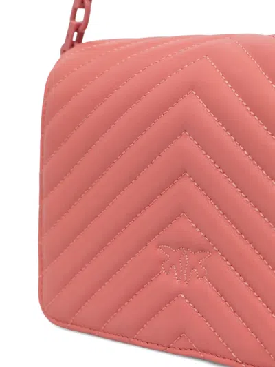 Pinko Mini Love Click Cross Body Bag In Pink
