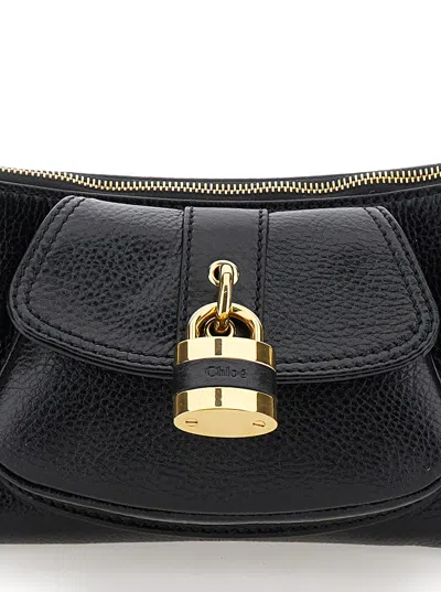 Chloé Chloe Women Black Leather The 99 Shoulder Bag In Black