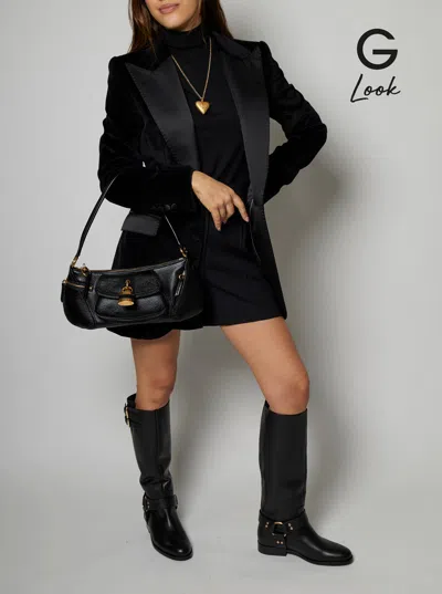 Chloé Chloe Women Black Leather The 99 Shoulder Bag In Black