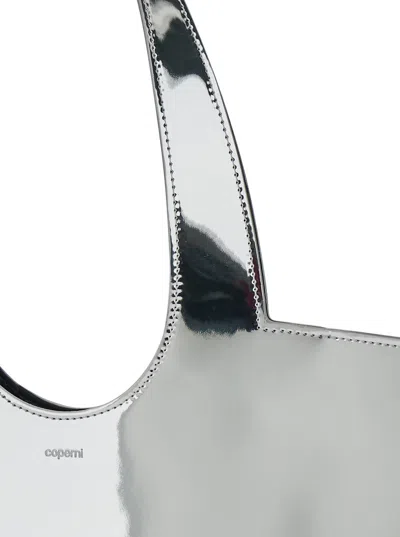 Coperni Mini Star Mirrored Silver Tote Bag In Multicolor