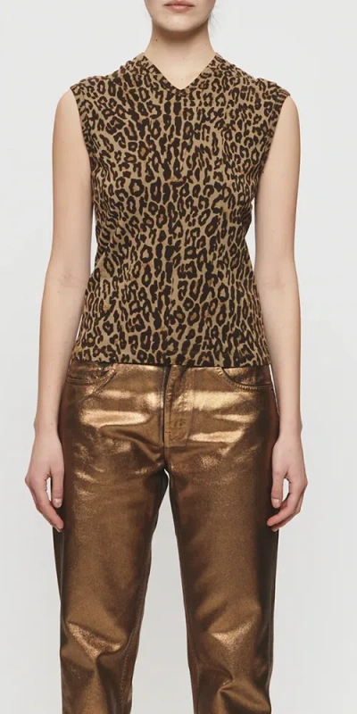 6397 Double-v Vest Leopard