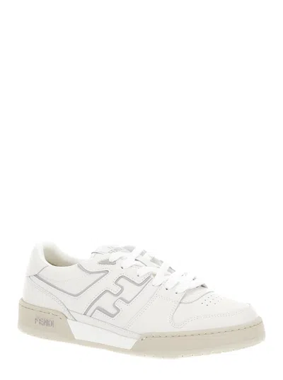 Fendi Match Sneakers In White