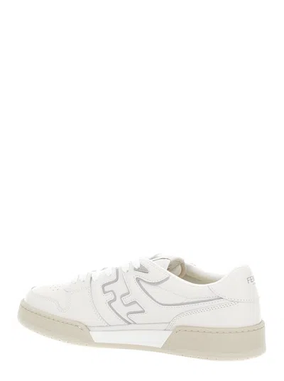 Fendi Match Sneakers In White
